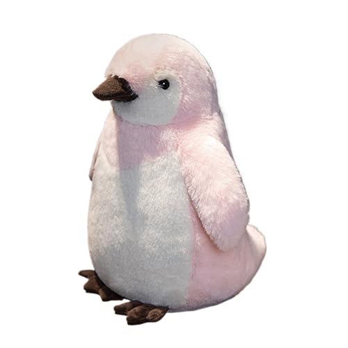 KUKUShining Verspieltes Pinguin Plüschtier, Kuscheln Spielen Lebensechtes Kuscheliges Stofftier Weiches Kawaii Geschenk Fürs Weihnachten Geburtstag(Pink,35cm/13.8in) von KUKUShining