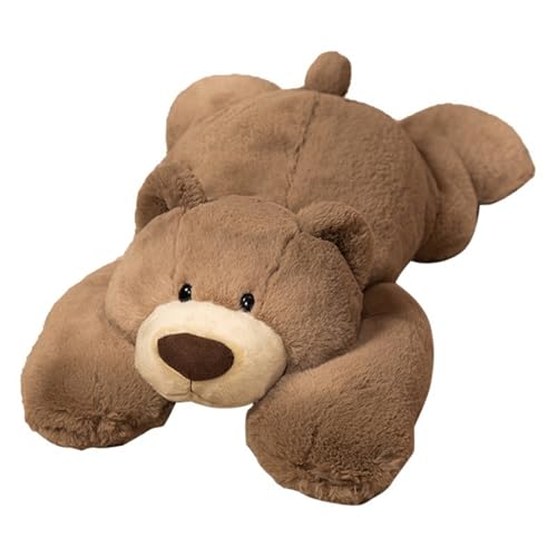 KUKUShining Weiches Braunbär Plüschtier, Süßes Kuscheltier Plüschpuppe Kissen Geschenk for Kinder Jungen Mädchen Freundin Geburtstag Heimdekoration(35cm/13.8in) von KUKUShining