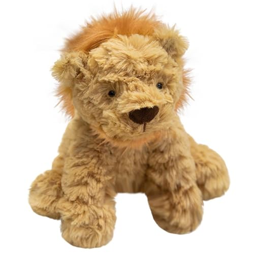 Löwe Kuscheltier, Weiche Plüschtier Kissen Stofftier Puppe Kuschelige Plüsch Spielzeug Spielgefährten Zum Spielen Sammeln Löwe Kuscheltier, Weiche Plüschtier Kissen Stofftier Puppe Kuschelige Plüsch Spielzeug Spielgefährten Zum Spielen Sammeln von KUKUShining