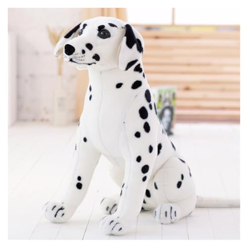 Simulation Dalmatiner Hund Plüsch, Realistische Hundepuppen Weiches Kuscheltier Plüschkissen Haustiermodell Spielzeug Figur Heimdekorationen(Standing,75cm/29.5in) von KUKUShining