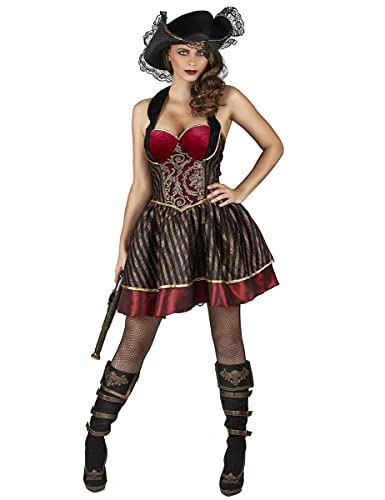 DEGUISE TOI Piratenkostüm für Damen im Barockstil - Rot von DEGUISE TOI