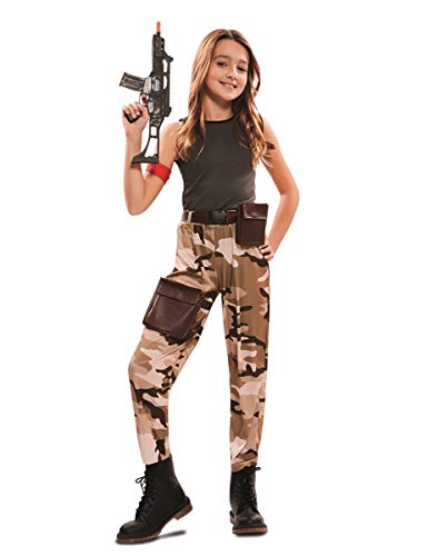 KULTFAKTOR GmbH Kämpferisches Soldatenkostüm für Mädchen Faschings-Verkleidung braun-grau - Grün KULTFAKTOR GmbH Kämpferisches Soldatenkostüm für Mädchen Faschings-Verkleidung braun-grau - Grün von KULTFAKTOR GmbH