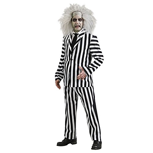 Original Beetlejuice Halloween Kostüm schwarz weiss M/L von KULTFAKTOR GmbH