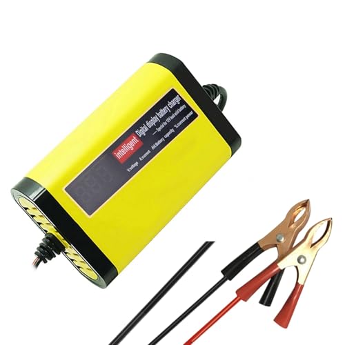 Autobatterietester, 1. 2V / 24V. Autobatterieprüfgerät. LCD Digital Battery Analyzer Autokarbuch-Diagnosewerkzeug SOH SOC CCA IR Messung for das Automotorrad , Präzise und schnell(D) von KUMIAN