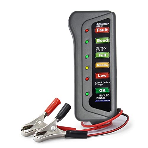 Autobatterietester, 12V-Universal-Auto-Motorrad-Tester-Fehler-Detektor-Batterietester Digital-Generator-Tester-Auto-Diagnosewerkzeug Auto-Reparatur, Präzise und schnell von KUMIAN