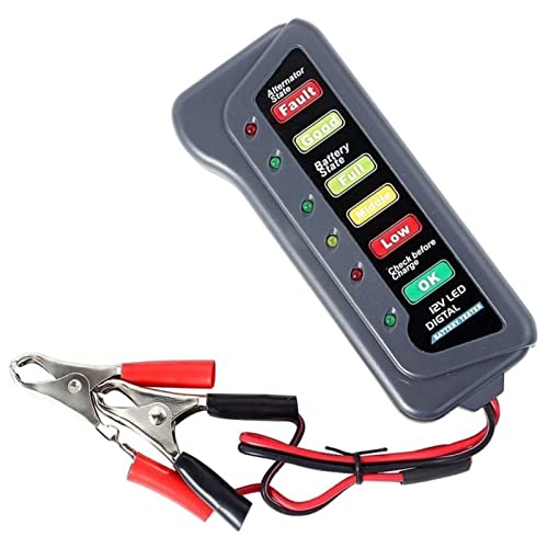 Autobatterietester, 12V-Universal-Auto-Motorrad-Tester-Fehler-Detektor-Batterietester Digital-Generator-Tester-Auto-Diagnosewerkzeug Auto-Reparatur, Präzise und schnell von KUMIAN