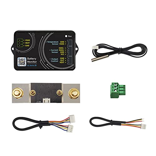 Autobatterietester, KG140F Batterietester 10 0V 400A Coulometer Batterie-Kapazitäts-Anzeige LCD Leistungsanzeige Phones Steuer Coulomb Meter, Präzise und schnell(KL140F 120V 400A) von KUMIAN