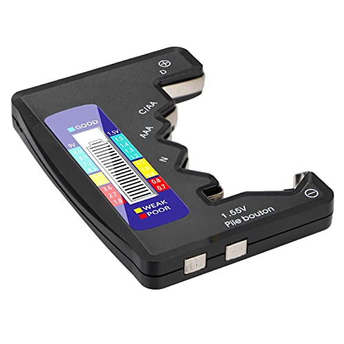 Autobatterietester, Kapazitätsprüfungsdetektor. LCD Digitaler Batterieprüfgerät anzeigen for C D N AAA 9V 1.5V Knopfzellenbatterie Universal, Präzise und schnell von KUMIAN