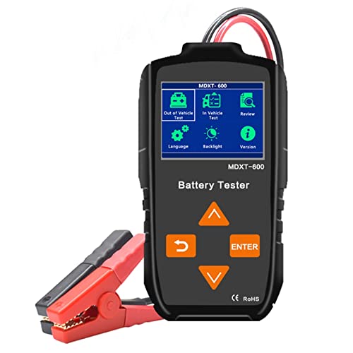 Autobatterietester, Mdxt600. Auto-Batterie-Tester 12V-Load-Tester mit Buntem LCD Bildschirm 40-2000. CCA Generator-Lade- und Kurbelsystem , Präzise und schnell von KUMIAN