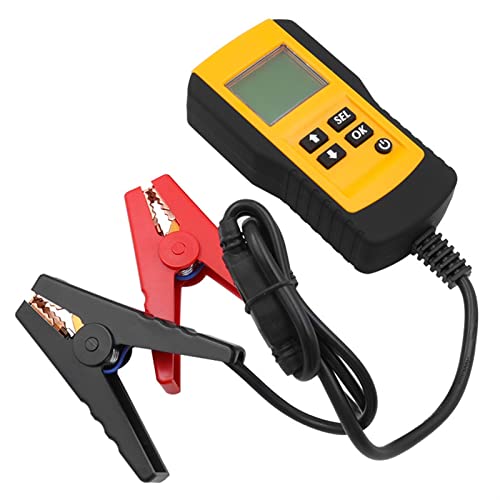 KUMIAN Autobatterietester, 12V Auto-Batterie-Tester-Fahrzeugauto LCD Digital Battery Test Analyzer Auto System Analyzer Spannung Ohm CCA Testdiagnosewerkzeug testen, Präzise und schnell von KUMIAN