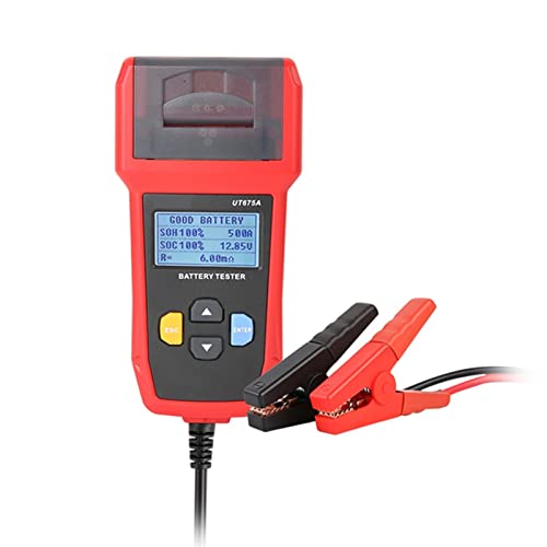 KUMIAN Autobatterietester, Autobatterieprüfgerät. UT673A UT675A 12V 24V DC Load Tester Kapazitätszähler Batterieprüfer Ladeschaltung Cranking Test, Präzise und schnell(UT675A) von KUMIAN