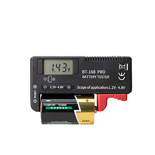 KUMIAN Autobatterietester, BT-168 168PRO Universal AA/AAA/C/D / 9V / 1. 5V-Code-Tabelle angibt Batterie-Stromversorgungsspannungsprüfgerät-Inspektion-Diagnosewerkzeug, Präzise und schnell(BT-168 PRO) von KUMIAN