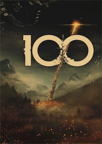 1000 Teile Puzzle The 100 Actionfilm-Poster für die Familie, Stressabbau, Lernspielzeug, Gt224Zw, 50 x 70 cm von KUTDE