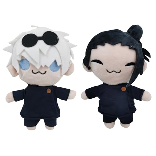 KUWUNG Gojo Figur—Gojo Satoru & Geto Suguru, Gojo Plush Anime Figuren, Wurfkissen Weiches Gefülltes Kissen Haus Auto Dekoration von KUWUNG