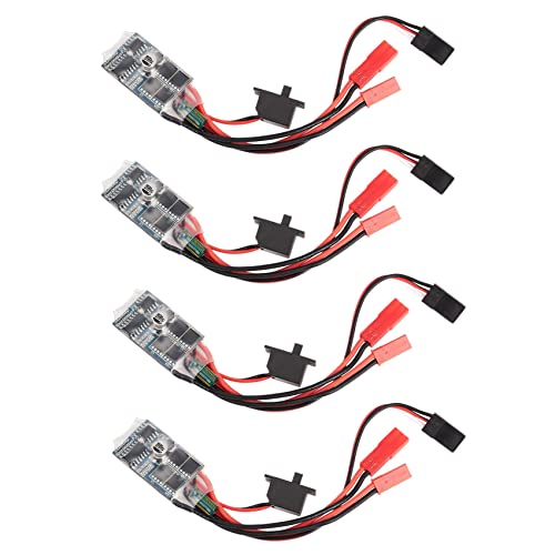 KVSERT Elektronischer Geschwindigkeitsregler für ferngesteuertes Auto, 30 A, gebürstet, ESC-Bürste, 3 Stück von KVSERT