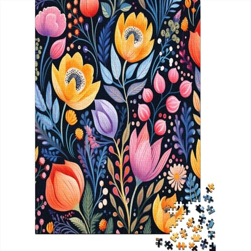 Blume Puzzlespiel 1000 Teile Puzzle Für Erwachsene Und Kinder Ab 14 Jahren, Puzzle Erwachsenen Puzzlespi Puzzel 1000pcs (75x50cm) von KVZPQCVYU