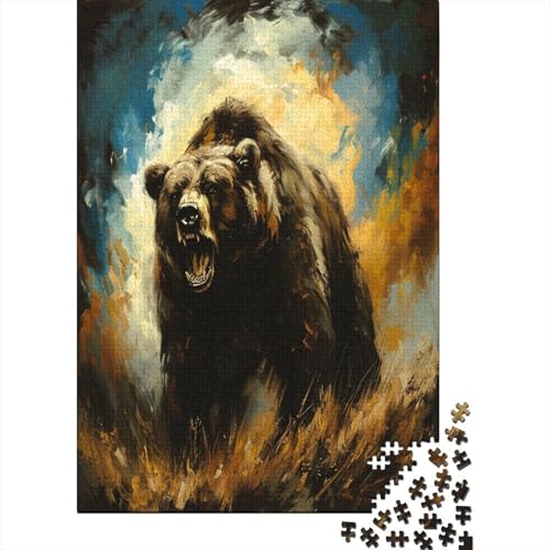 Brown Bär Puzzle 1000 Teile - Puzzle Für Erwachsene, Puzzle, Puzzlespiel Erwachsenen Puzzlespiel Puzzel 1000pcs (75x50cm) von KVZPQCVYU