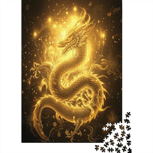 Drache Puzzle 1000 Teile Erwachsene, Puzzlespiel Jigsaw Puzzles Erwachsenen Puzzlespiel Puzzel 1000pcs (75x50cm) von KVZPQCVYU