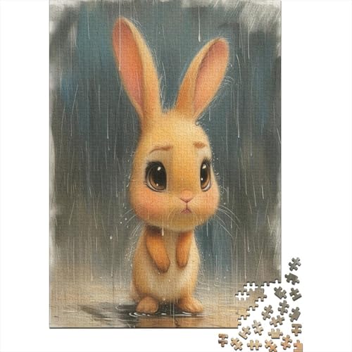 Kaninchen Puzzlespiel 1000 Teile Erwachsene -Puzzle 1000 Stück Spiel Puzzles Für Erwachsene Kinder Puzzle Erwachsenen Puzzlespiel Puzzel 1000pcs (75x50cm) von KVZPQCVYU