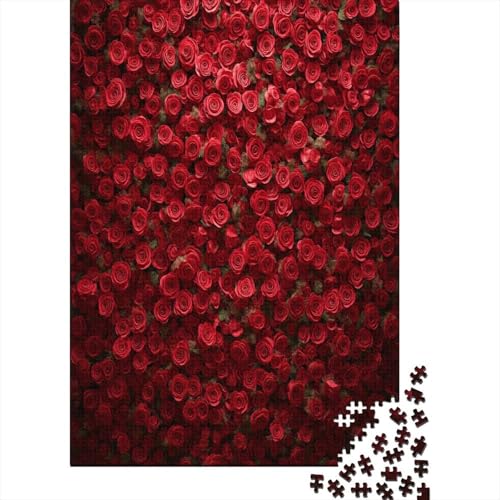 Rose Puzzlespiel 1000 Teile Für Erwachsene, Einzigartige Kunstwerke Und Vorlage - Geburtstagsgeschenk - Spaßige Puzzles Mit Überraschung Von Puzzle in A Bag Puzzel 1000pcs (75x50cm) von KVZPQCVYU