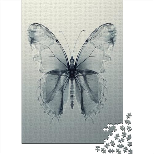 Schmetterling Puzzle 1000 Teile,für Erwachsene, Impossible Puzzle,farbenfrohes Legespiel,GesKükenlichkeitsspiel Für Die Ganze Familie,Erwachsenenpuzzle Puzzel 1000pcs (75x50cm) von KVZPQCVYU