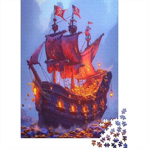 Segelboot Puzzlespiel 1000 Teile Puzzle Für Erwachsene Und Kinder Ab 14 Jahren, Puzzle Erwachsenen Puzzlespi Puzzel 1000pcs (75x50cm) von KVZPQCVYU