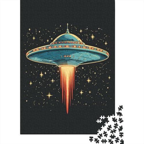 UFO Puzzle 1000 Teile,Puzzle Für Erwachsene, Impossible Puzzle,Puzzle 1000 Puzzle Home DekoRatteion Puzzle,Erwachsenenpuzzle Puzzel 1000pcs (75x50cm) von KVZPQCVYU