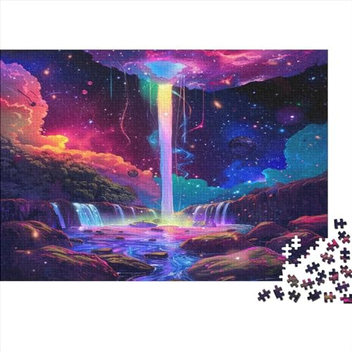 Wasserfall Puzzlespiel 1000 Teile Puzzle Für Erwachsene Und Kinder Ab 14 Jahren, Puzzle Erwachsenen Puzzlespi Puzzel 1000pcs (75x50cm) von KVZPQCVYU