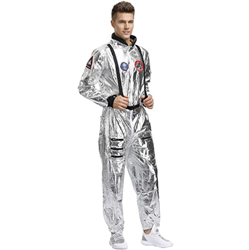 Halloween Cosplay Kostüm Spaceman Party Männer Frauen Erwachsene Astronaut Anzug von KWCLTH