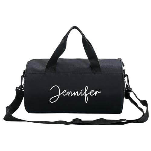 Personalisierte Sport Umhängetasche benutzerdefinierte Kind Name Kinder Tanz Ballett Tasche niedlich Reise Seesack Ende Overnight Bag von KWCLTH