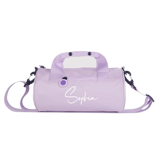 Personalisierte Tanz Tasche für Kinder Teenager benutzerdefinierte Namen Tasche Sport Seesack Overnight Weekender Reisetasche Personalisierte Tanz Tasche für Kinder Teenager benutzerdefinierte Namen Tasche Sport Seesack Overnight Weekender Reisetasche von KWCLTH