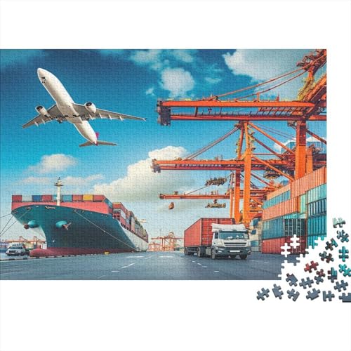 1000pcs (75x50cm) Hafen and Himmel Puzzle TransHafenation DIY-Puzzle Für Erwachsene von KWFYBEHZ