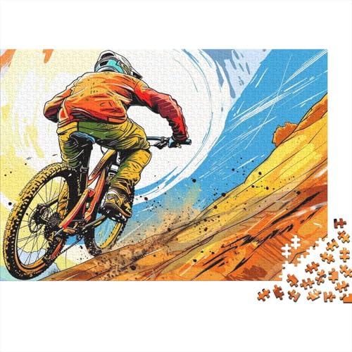 1000pcs (75x50cm) Puzzles, Puzzles Für Erwachsene Und Teenager Mountain Fahrradr von KWFYBEHZ