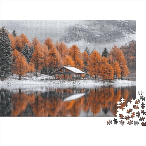 1000pcs (75x50cm) Puzzles, Puzzles Für Erwachsene Und Teenager Ruhiges Seeufer von KWFYBEHZ