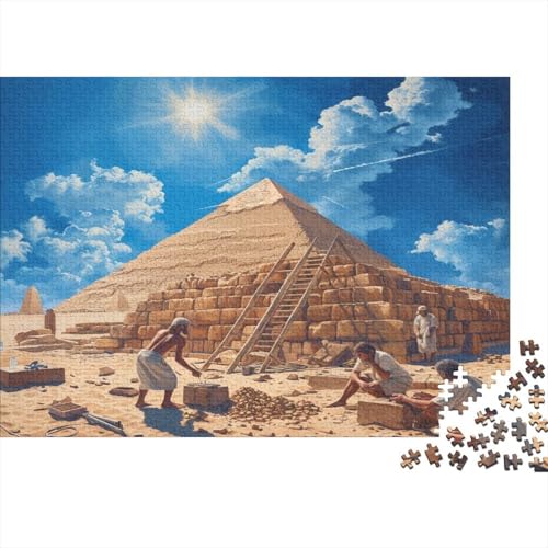 Ägypter Rätsel Für Erwachsene |Pyramideen| 1000pcs (75x50cm) Puzzles Lernspiele Home Decor Puzzles von KWFYBEHZ