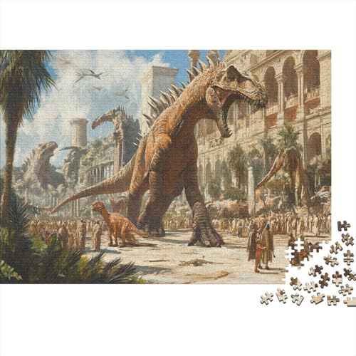 Antike römische Städte Rätsel Für Erwachsene |Dinosaurierierier| 1000pcs (75x50cm) Puzzles Lernspiele Home Decor Puzzles von KWFYBEHZ