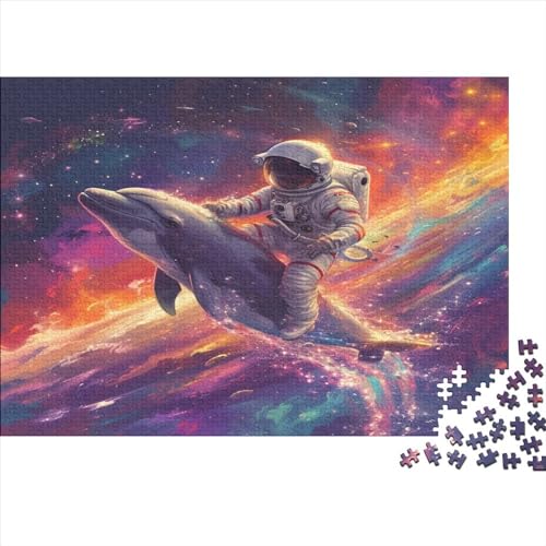 Astronaut Rätsel Für Erwachsene |Dolphin| 1000pcs (75x50cm) Puzzles Lernspiele Home Decor Puzzles von KWFYBEHZ