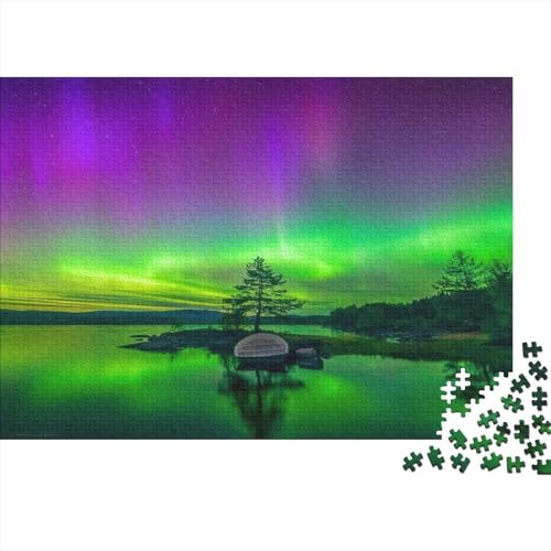 Aurora Puzzle 1000pcs (75x50cm) Puzzles, Die Für Erwachsene Und Personen Ab 14 Jahren Geeignet Sind von KWFYBEHZ