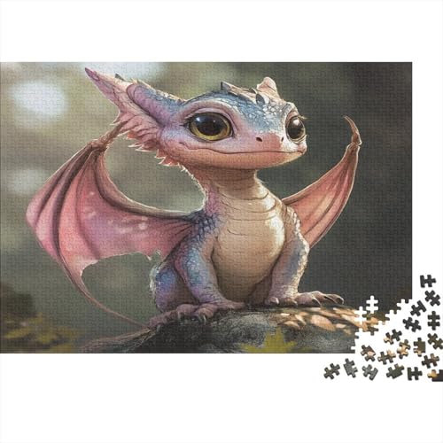 Drache Puzzle 1000pcs (75x50cm),Puzzle Für Erwachsene,Impossible Puzzle,Geschicklichkeitsspiel Für Die Ganze Familie,Puzzle Farbenfrohes,Puzzle Mit Konzeptkunst von KWFYBEHZ