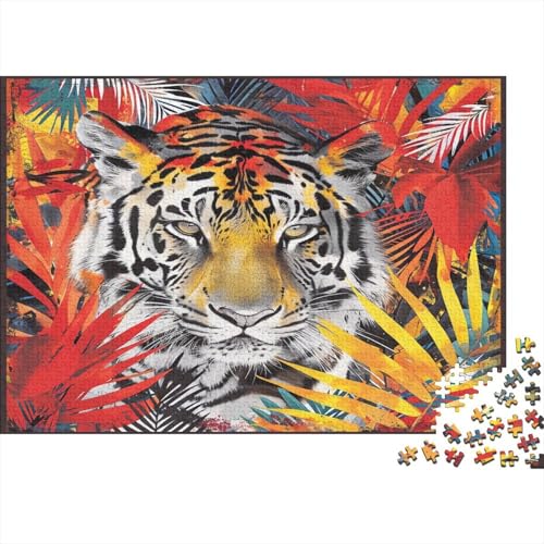 Exotisch Rätsel Für Erwachsene |Tier Print| 1000pcs (75x50cm) Puzzles Lernspiele Home Decor Puzzles von KWFYBEHZ