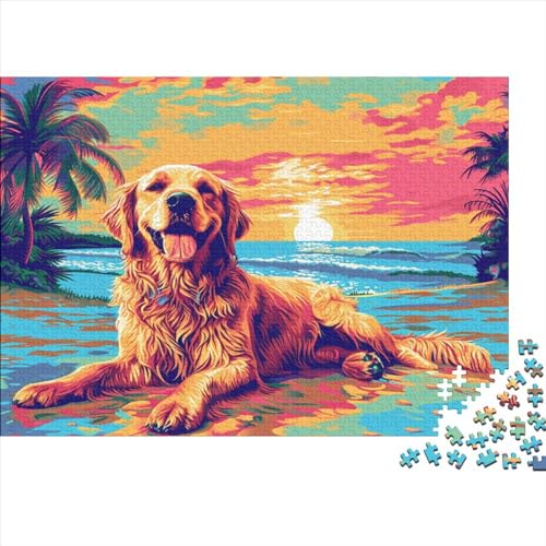 Hund Puzzle 1000pcs (75x50cm) Puzzles, Die Für Erwachsene Und Personen Ab 14 Jahren Geeignet Sind von KWFYBEHZ