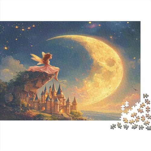 Mondfee Rätsel Für Erwachsene |Schloss| 1000pcs (75x50cm) Puzzles Lernspiele Home Decor Puzzles von KWFYBEHZ