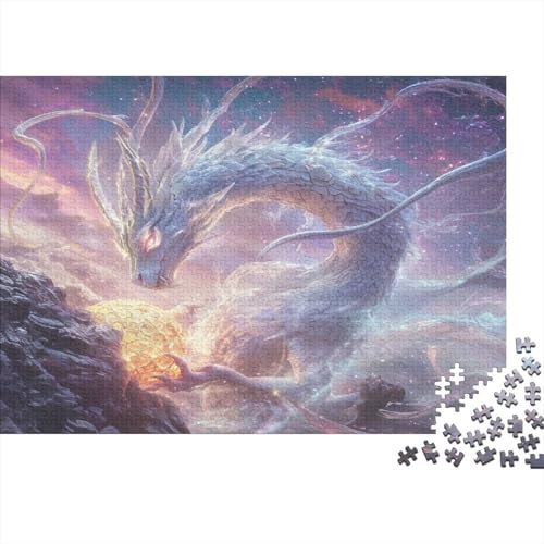 Puzzles 1000pcs (75x50cm) Für Erwachsene Ancient Drache-Leuchtende goldene Eier Puzzles Für Erwachsene Puzzle-Lernspiele von KWFYBEHZ