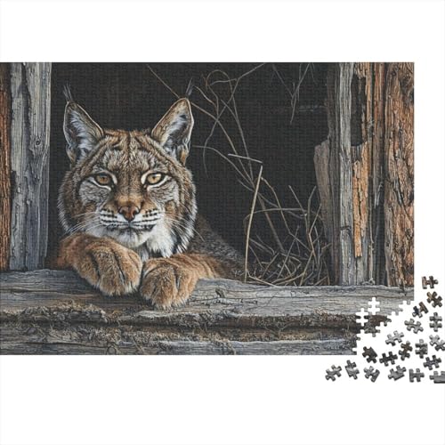 Puzzles 1000pcs (75x50cm) Für Erwachsene Tiger Puzzles Für Erwachsene Puzzle-Lernspiele Wildtiere von KWFYBEHZ