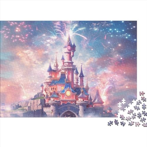 Schloss Rätsel Für Erwachsene |Himmel Feuerworks| 1000pcs (75x50cm) Puzzles Lernspiele Home Decor Puzzles von KWFYBEHZ