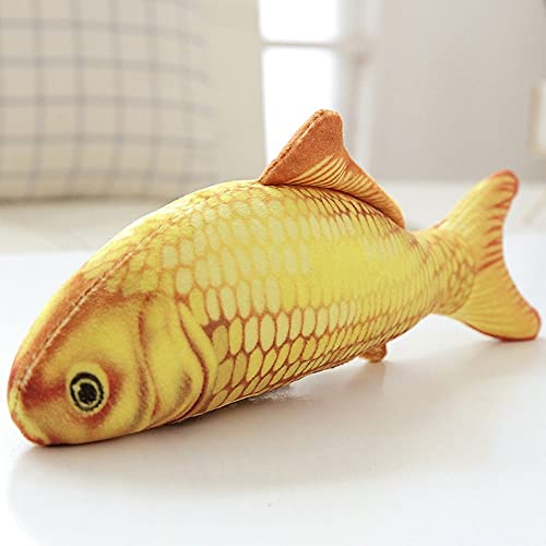 KWIBYBGS 20–140 cm, Fisch, Koi-Karpfen, Plüschtiere, Lebensecht,Füllte Wasserfische, Modisches Kissen Für Kinderschenk/6/30Cm von KWIBYBGS