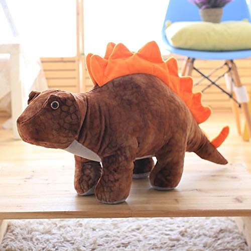 KWIBYBGS 40–110 cm, Offener Mund,Annosaurus, T-Rex, Triceratops,Füllte Dinosaurierpuppe, Lebensechter Druck, Stehender Dino,Schenk/Triceratopsbrown/60Cm von KWIBYBGS