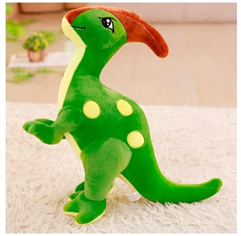 KWIBYBGS 55-95 cm Süße Dinosaurier Plüschtiere Für Kinder Stofftier Parasaurolophus Puppe Cartoon Süße Puppen Für Kinderburtstagsgeschenk/Green/75Cm von KWIBYBGS