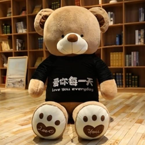 KWIBYBGS 60–120 cm Panda-Puppe, Teddybär, Plüschtier, Große Puppe, Süßes Schlafendesburtstagsgeschenk Für Mädchen/K/120Cm von KWIBYBGS