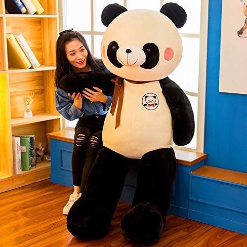 KWIBYBGS 60-120 cm Süßes Bär Plüschtier Übergroße Bär Panda Puppe Für Freundin Mädchen/Panda/100Cm von KWIBYBGS